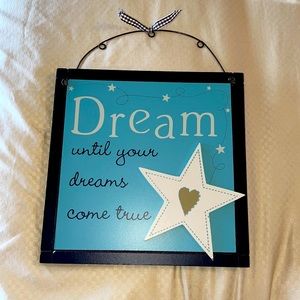Dream hanging decor 8”x 8”